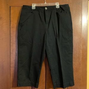 Black Christopher & Banks Capris